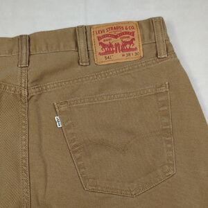 Levi's 541 Athletic Fit Tapered Mens Jeans Size 38 Brown Wash